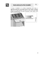 Preview for 5 page of Smeg SNL574GH Instructions For Use Manual