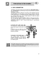 Предварительный просмотр 7 страницы Smeg SNL60SX3 Instruction Manual