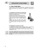 Preview for 12 page of Smeg SNL60SX3 Instruction Manual