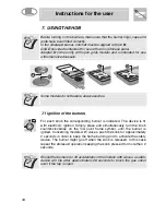 Preview for 14 page of Smeg SNL60SX3 Instruction Manual