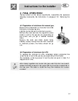 Предварительный просмотр 12 страницы Smeg SNL97BXG Instruction Manual