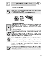 Предварительный просмотр 14 страницы Smeg SNL97BXG Instruction Manual