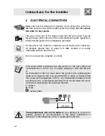 Preview for 10 page of Smeg SNZ134W Instructions For Use Manual