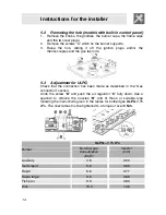 Preview for 12 page of Smeg SNZ134W Instructions For Use Manual