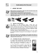 Preview for 17 page of Smeg SNZ134W Instructions For Use Manual