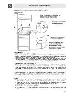 Предварительный просмотр 19 страницы Smeg SNZ61MFA1 Instruction Manual