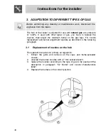 Предварительный просмотр 8 страницы Smeg SNZ61MFX Instructions For Installation And Use Manual