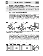 Preview for 13 page of Smeg SR 86 AGH Manual