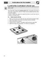 Preview for 18 page of Smeg SR 86 AGH Manual