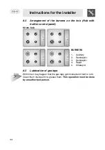 Preview for 18 page of Smeg SR64S Manual