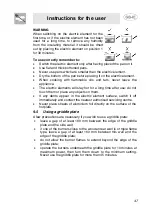 Preview for 21 page of Smeg SR64S Manual