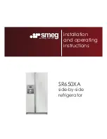 Smeg SR650XA Installation And Operating Instructions Manual предпросмотр