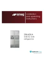 Smeg SR660XA Installation And Operating Instructions Manual предпросмотр