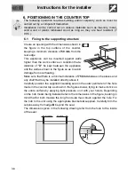 Предварительный просмотр 12 страницы Smeg SR764AO Manual