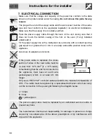 Предварительный просмотр 14 страницы Smeg SR764AO Manual