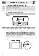 Предварительный просмотр 12 страницы Smeg SR964NGH Manual