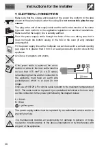 Предварительный просмотр 14 страницы Smeg SR964NGH Manual