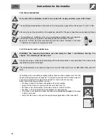 Preview for 26 page of Smeg SSA60GGX9 Instructions For Use Manual