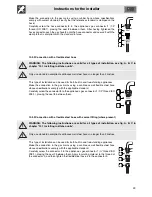 Preview for 27 page of Smeg SSA60GGX9 Instructions For Use Manual