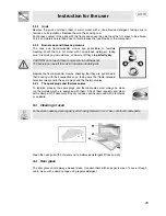 Предварительный просмотр 23 страницы Smeg SSA60MFX Manual