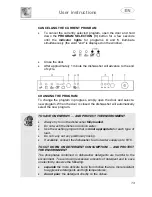 Предварительный просмотр 14 страницы Smeg ST112-2 Instruction Manual