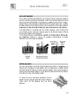 Предварительный просмотр 26 страницы Smeg ST116S Instruction Manual