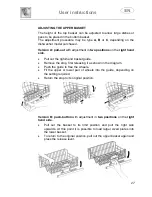 Предварительный просмотр 28 страницы Smeg ST146 Instruction Manual