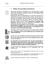 Предварительный просмотр 4 страницы Smeg ST338L Instruction Manual