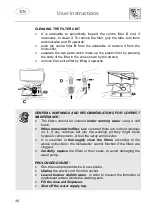 Предварительный просмотр 40 страницы Smeg ST338L Instruction Manual