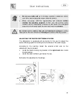 Предварительный просмотр 16 страницы Smeg ST4105 Instruction Manual