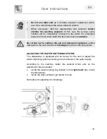 Предварительный просмотр 16 страницы Smeg ST4107 Instruction Manual