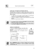 Предварительный просмотр 18 страницы Smeg ST66T Instruction Manual