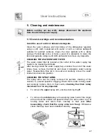 Предварительный просмотр 26 страницы Smeg ST66T Instruction Manual