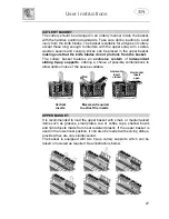 Предварительный просмотр 29 страницы Smeg STA445 Instruction Manual