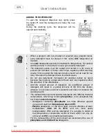 Предварительный просмотр 26 страницы Smeg STA4845 Instruction Manual