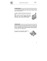 Предварительный просмотр 22 страницы Smeg STA945-3 Installation And Operating Instructions Manual