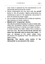 Предварительный просмотр 7 страницы Smeg STFABCR3 Translation Of The Original Instructions