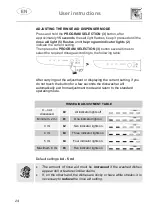 Предварительный просмотр 24 страницы Smeg STFABUBL-1 Manual