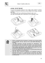 Предварительный просмотр 25 страницы Smeg STFABUBL-1 Manual