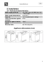 Предварительный просмотр 9 страницы Smeg STL323DAL Manual