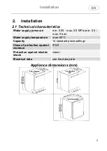 Предварительный просмотр 9 страницы Smeg STL324BQL Manual