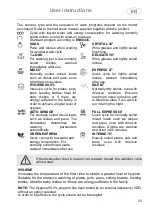 Предварительный просмотр 23 страницы Smeg STL324BQL Manual