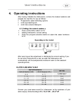 Предварительный просмотр 32 страницы Smeg STL324BQL Manual