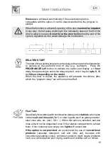 Предварительный просмотр 19 страницы Smeg STL66338LDE Manual