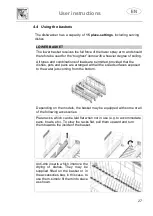 Предварительный просмотр 27 страницы Smeg STL67232 User Instructions