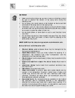 Предварительный просмотр 22 страницы Smeg STMW26-9 Instruction Manual