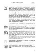 Предварительный просмотр 5 страницы Smeg STO905 Instruction Manual