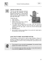 Предварительный просмотр 25 страницы Smeg STO905 Instruction Manual