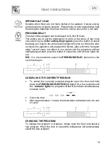 Предварительный просмотр 21 страницы Smeg STP522 Instruction Manual