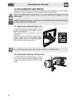 Предварительный просмотр 22 страницы Smeg SUK 62 Manual